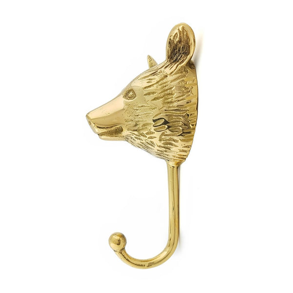 Brass Hook Bear – Fern